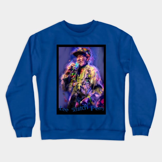 Lee Scratch Perry Crewneck Sweatshirt by IconsPopArt